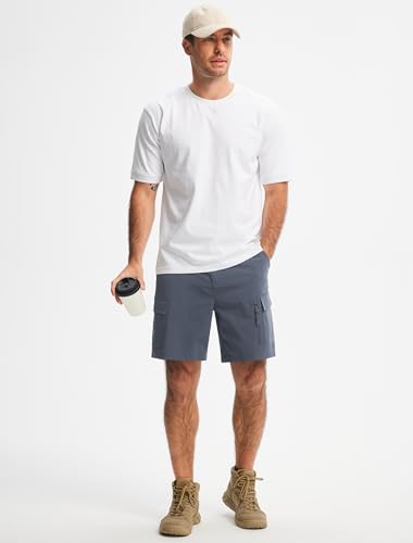 Image of Libin Men's Hiking Cargo Shorts with Zipper Pockets