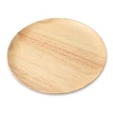 J-kitchens アウトドア こだわり 木製 皿 サークル プレート Φ24 x 2.2cm Current model