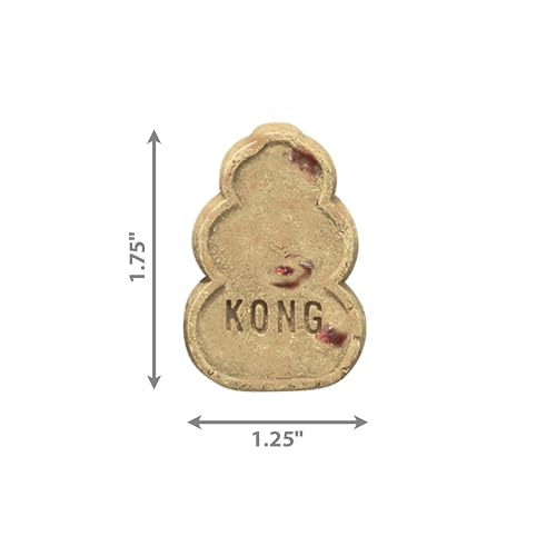 KONG Snacks - Natürliche Hundekekse - Mit leckerem Geschmack - Für KONG-Spielzeuge - Speck & Käse, Große Spielzeuge