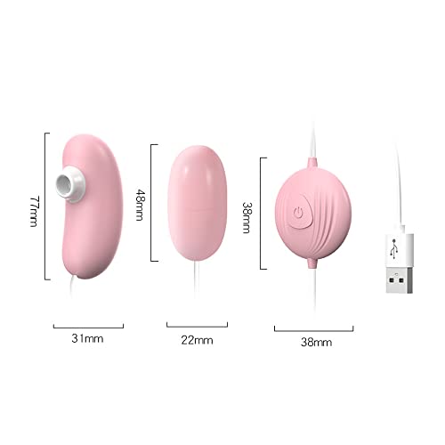 Cápsula com Vibrador Duplo Estímulos Sucções via USB - LiLo