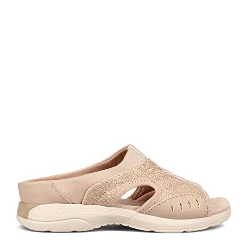 Image of Easy Spirit Womens Traciee 2 Memory Foam Wedge Sandals Tan 8.5 Wide (C,D,W)