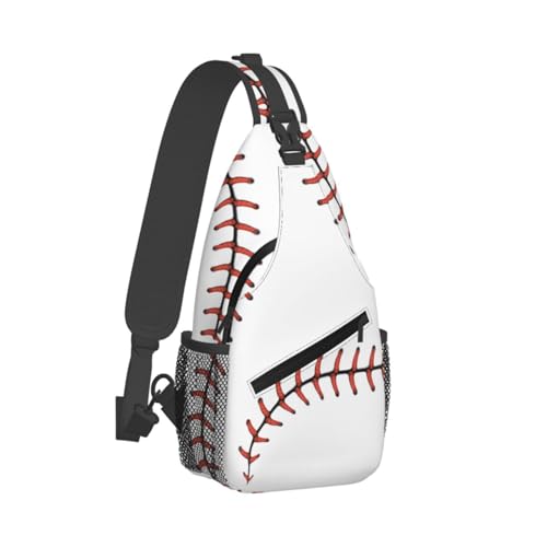 Morrales de cruzada unisex con estampado béisbol clásico miniatura 2