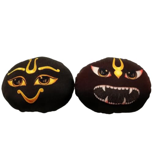 Image of Narayana Shila & Narasimha Shila Soft Toy for Kids | Devotional Plush Toy | Krishna Leela Learning Toy | Soft & Skin Friendly Fabric | Cultural & Spiritual Educational Toy