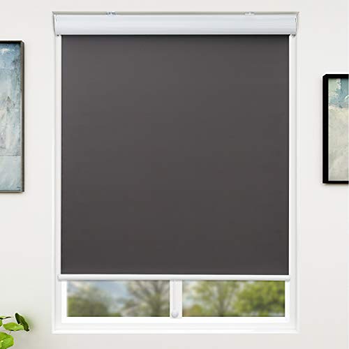 Blackout Window Shades Cordless Roller Shades For Window And Door, Home And Office, Gray(Upgrade Version), 30"(W) X 72"(H) #TOP7