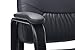 OFM ESS Collection Bonded Leather Executive Side Chair, in Black (ESS-9010)