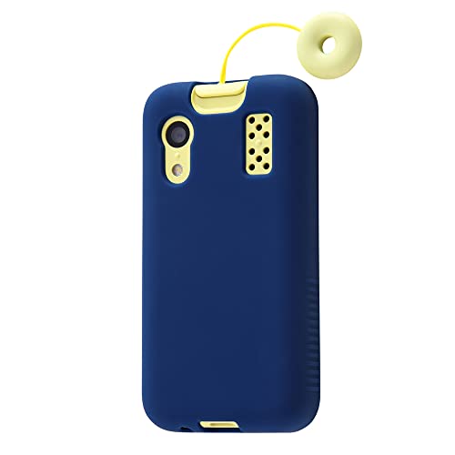 デジタルアルキミスト(Digital Alchemist) ドコモ docomo キッズケータイ KY-41C ケース シリコン 素材 滑り止め付き 落下防止 防塵 機種専用設計 衝撃吸収 端末のストラップホールを使用可能 ブルー 青