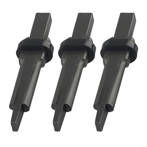 CWOQOCW Separador de piedra de roca de hormigón, cuñas de metal de 23 mm para dividir piedra dura, granito, mármol, paquete de 3