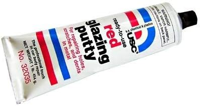 US Chemical Ready-to-Use Red Glazing Putty (16 oz.)