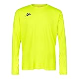 Farbe: Neon Gelb/Schwarz Kappa Rovigo LS Trikot, Herren 4XL neon gelb/schwarz