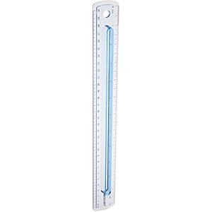 Westcott Finger Grip 12″ Ruler, Assorted Colors
