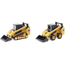 Diecast Masters | 164 Scale Cat 272D2 Skid Steer Loader & Cat 297D2 Compact Track Loader Twin Pack | Model 84647CS