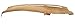 DashMat VelourMat Dashboard Cover Pontiac Sunfire (Plush Velour, Caramel)