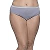 Fruit of the Loom womens Fit for Me Plus Size Underwear, Hi Cut - Cotton Assorted, 11 US