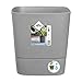 Price comparison product image elho Greensense Aqua Care Square 30 - Self Watering Plant Pot for Indoor & Outdoor - 100% recycled plastic - Ø 29.5 x H 30.2 cm - Grey/Light Concrete