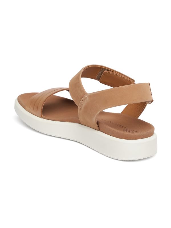 Image of ECCO Flowt Brown Women Flat Sandal