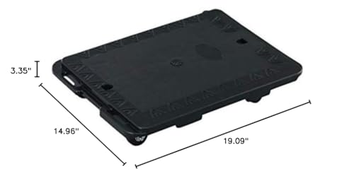 Carretilla plana AS ONE 485 x 380 x 85 mm miniatura 3