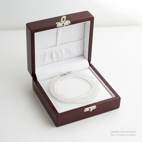 Collier de perles de quartz clair pour sublimer vos tenues d'été