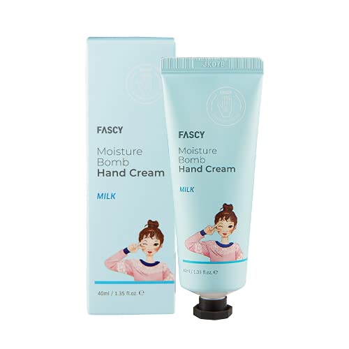 FASCY Scented Moisturizing Hand Cream Milk, Anti-Wrinkle Hand Cream Travel Size Moisturizing Lotion, Healing Hand Cream Lotion for Cracked Hands & Dry Skin - Hand Moisturizing Lotion 1 Set | 1.4floz