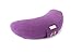 Sei Design Demi-Lune Coussin de Yoga avec garnissage cosses de Sarrasin Violet 46 x 25 x 10 cm