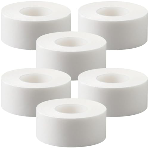 iplusmile Protectores Antisudor para Cuello y Puños Almohadillas Adhesivas Absorbentes y Transpirables 6 Unidades 3 Rollos de 3 M X 25 CM y 3 Rollos de 5 M X 25 CM Forro Portátil