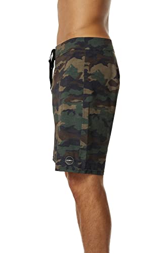 O'NEILL Men's 19 Inch Camo Boardshorts - Water Resistant Swim Trunks for Men with Quick Dry Stretch Fabric and Pockets2