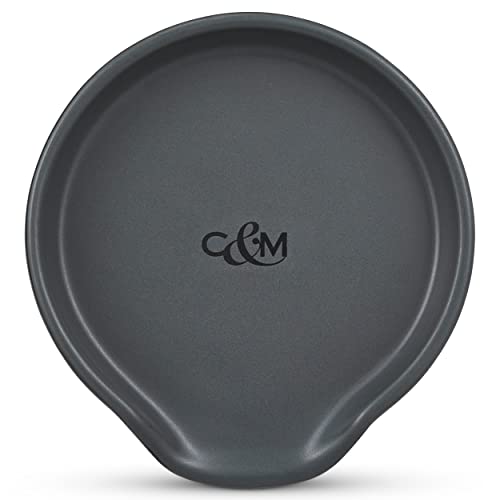 Cole & Mason Duxford Black/Grey Spoon Rest, Kitchen Organisation, Utensil Holder Rest for Cooking/Wooden/Tea Spoons, Ceramic - Image 3
