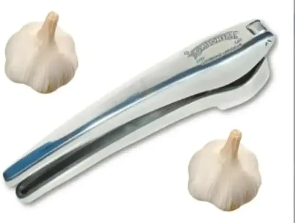 Espremedor de Alho Alholino Namave - Alumínio Fundido Reforçado - Sistema Total Press Antidesperdício