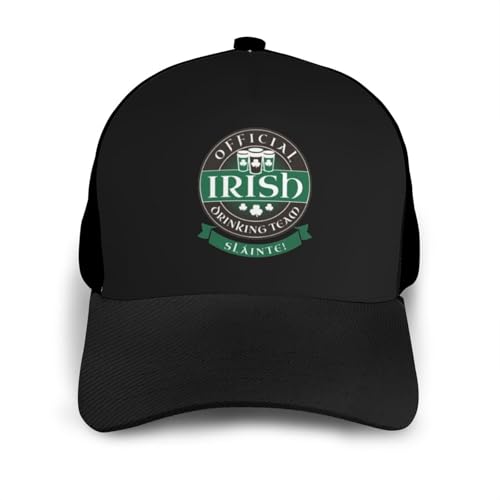 Official Irish Drinking Team Unisex Classic Adjustable Curved Brim Baseball Cap, Trucker Hat3