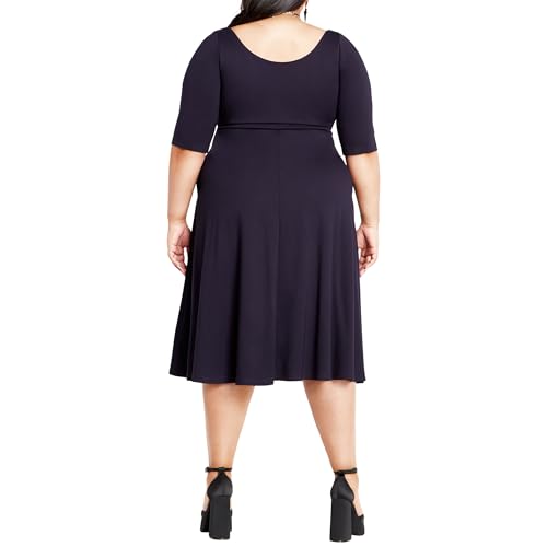 City Chic Dress-Cute Girl Elbow Sleeve2