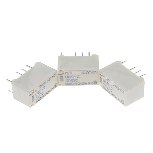 Relé G6S-2 de 5V 12V 24V con 8 pines y mini interruptor de señal de 2A 3