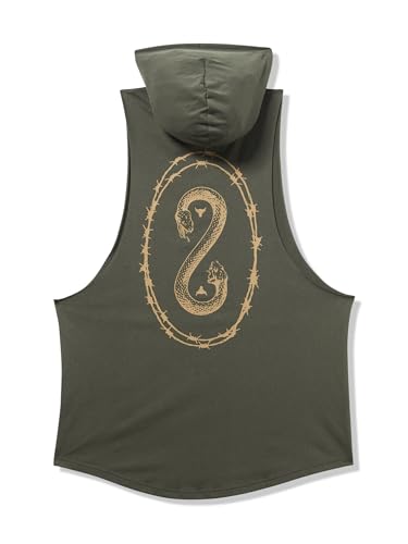 Under Armour mens Project Rock Snake Sleeveless Hoodie3