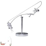 NLWF The Fisherman Balancing Sculpture - Stainless Steel Interactive Desk Ornament, Home Office Decor, Stress Relief Gift for Angler Lovers, Funny Fishing Decoration for Men (1PC)