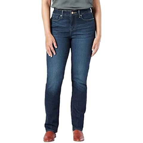 Levi Strauss Signature Gold Women's Modern Straight Jeans (Available in Plus Size), Angel Island, 10 Long Cover