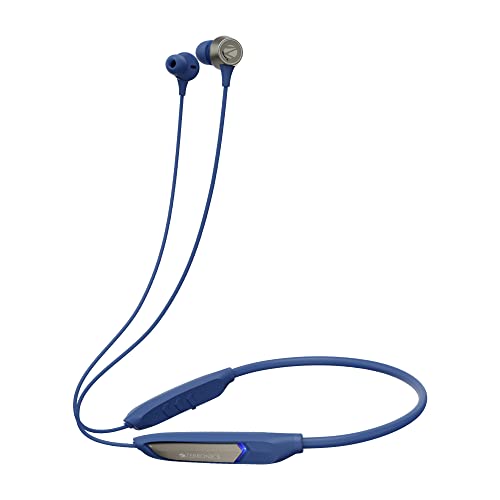 Image of ZEBRONICS Yoga N3 with 46 Hours Backup,Bluetooth V5.2 Wireless Neckband,Enc Calling,Gaming Mode (Upto 50Ms),Voice Assistant,Dual Pairing,Splash Proof&Type C (Blue),in-Ear