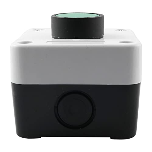 Push Button Switch Box Lq Industrial Abs Weatherproof Momentary Push Button Switch Station Box One Button Exterior Opener Xdl55-B101 #TOP2