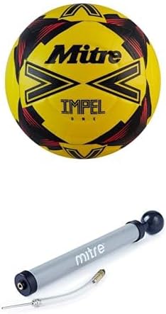 Mitre Unisex Soccer Ball Training Impel Unisex Soccer Ball Pump