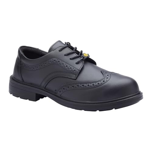 Blackrock Uni Black Brogue Shoe Sicherheitsschuh, Schwarz