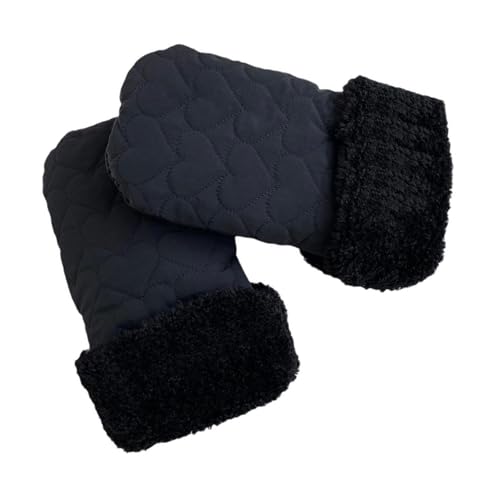 YUPEIUKLI Guantes para cochecitos de bebé, Guantes cálidos y Resistentes al Viento, Guantes Protectores contra el Clima frío, Forro de Felpa Suave para la mayoría de los cochecitos