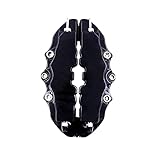 Generic Brake Caliper Covers, Front And Rear Car Caliper, Disc Brake Caliper Protector Guard, Car Styling Universals Caliper Kit For Wheel Hub Modification Decoration, Set Of 2, Black