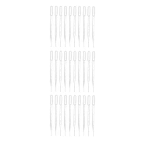 ULTECHNOVO Pipetas de Plástico 300Pcs Pipeta Descartável Seringa para Cosméticos de Laboratório de Ó