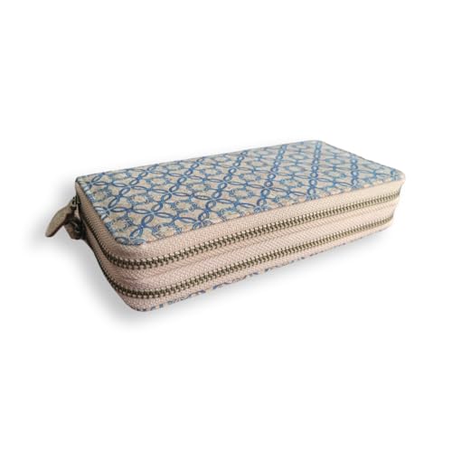 Handmade Cork double zipper wallet, 100% Cork Lightweight durable, natural vegan sustainable Eco friendly gift2