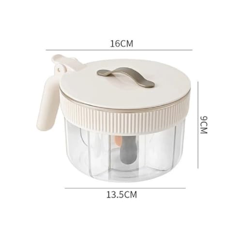 Image of HAMSA Multipurpose Spice Jars for Kitchen, Masala Box Container, Small Spices Box Rack, Seasonings Jar - Acrylic (4 in 1 Jar)