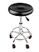 Tabouret de Travail à roulettes - Hauteur Réglable - pour Salon de Coiffure, Massage et Spa - Noir
