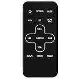 Replace Remote Control fit for TCL Home Theater Sound Bar Alto 5 Alto 5+ Alto 5 Plus TS5000 TS5000-NA TS5010 TS5010-NA