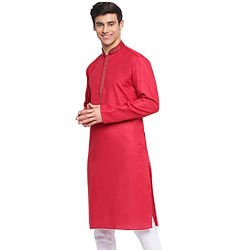 Image of Sanwara Men's Cotton Regular Kurta