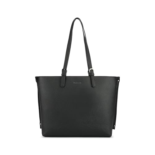 Image of Fastrack Mood Muse Laptop Tote for Women, Faux Leather Handbag With Padded 14-Inch Laptop Compartment, Spacious Interior With Multiple Pockets, Trendy Women's Handbags, Shoulder Bags For Girls