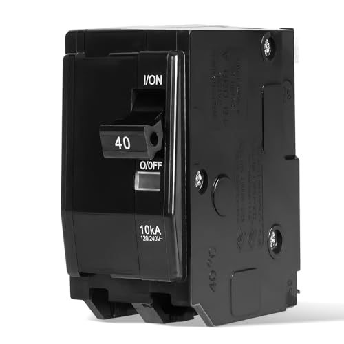 QO240CP,40 Amp 2P Circuit Breaker,Compatible with SD QO Load Center, CSED, and NQOD Distribution Panels,Indicator Light,40 Amp Tandem Breaker