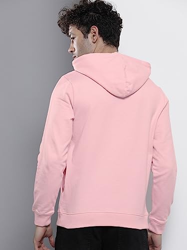 Image of The Indian Garage Co Men Regular Fit Typography Overhead Hooded Sweatshirt