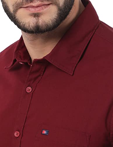 Image of Arvind AD Men White Slim Fit Shirt