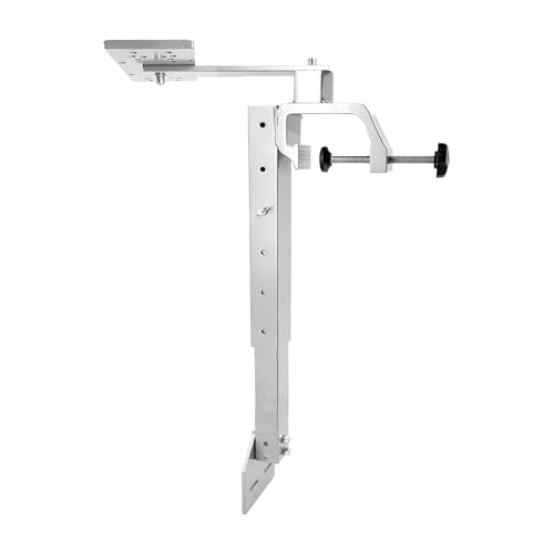 Soporte para Detector de Peces en Carril de Kayak – Soporte de fijación para sonda de – Giratorio 360° con Ajuste de Altura para Kayak y de de Agua Dulce